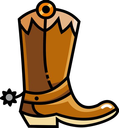 western boots clipart